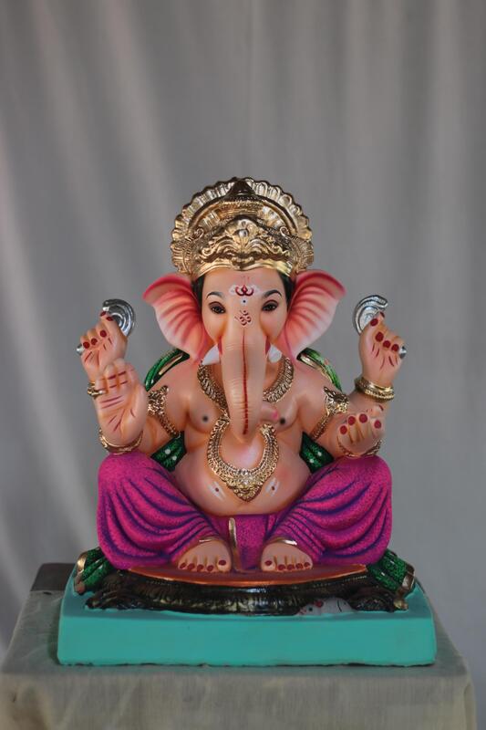 Navin Mhaisuri Ganpati | Shadu Mati Ganpati | 22 Inches Height | MSKK-0076-SHA-22-NAVIN-PSKK-DNOA