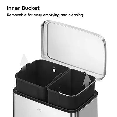 سلة نفايات EKO 20 لتر بدواسة