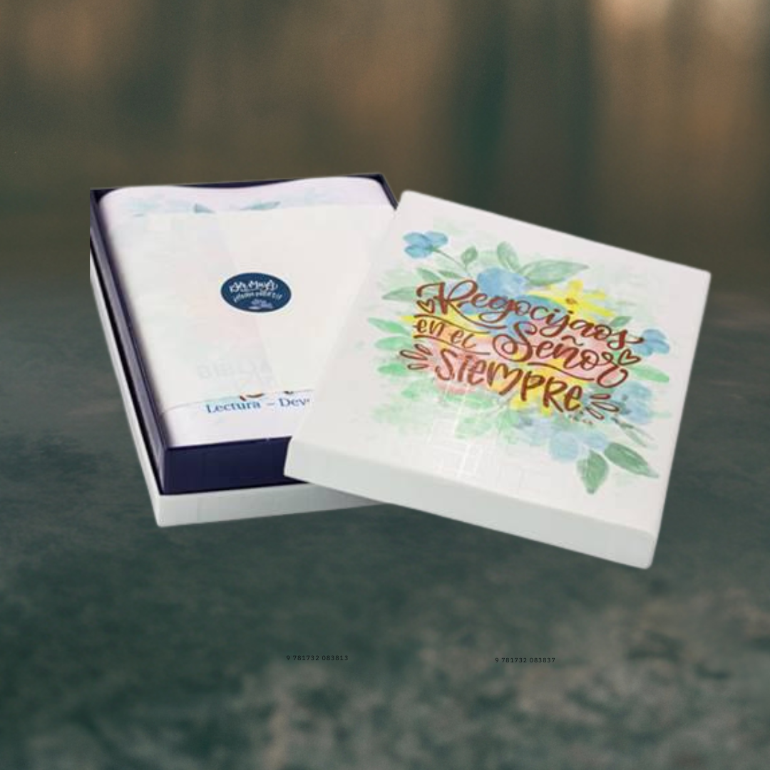 Biblia de Estudio Ser Mujer Letra Grande Imitación Piel, Flores-Caja de 12 Unidades Biblia de Estudio Ser Mujer Letra Grande Imitación Piel, Flores-Caja de 12 Unidades