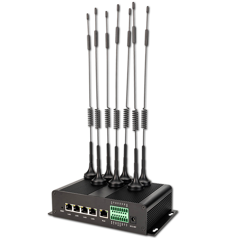 4G LTE Industrial Router with Dual SIM Slot, Sucker Antenna, Dual-Band 2.4G/5.8G WiFi, Gigabit Ports, Quectel IoT Module Compatible 4G LTE Industrial Router with Dual SIM Slot, Sucker Antenna, Dual-Band 2.4G/5.8G WiFi, Gigabit Ports, Quectel IoT Module Compatible
