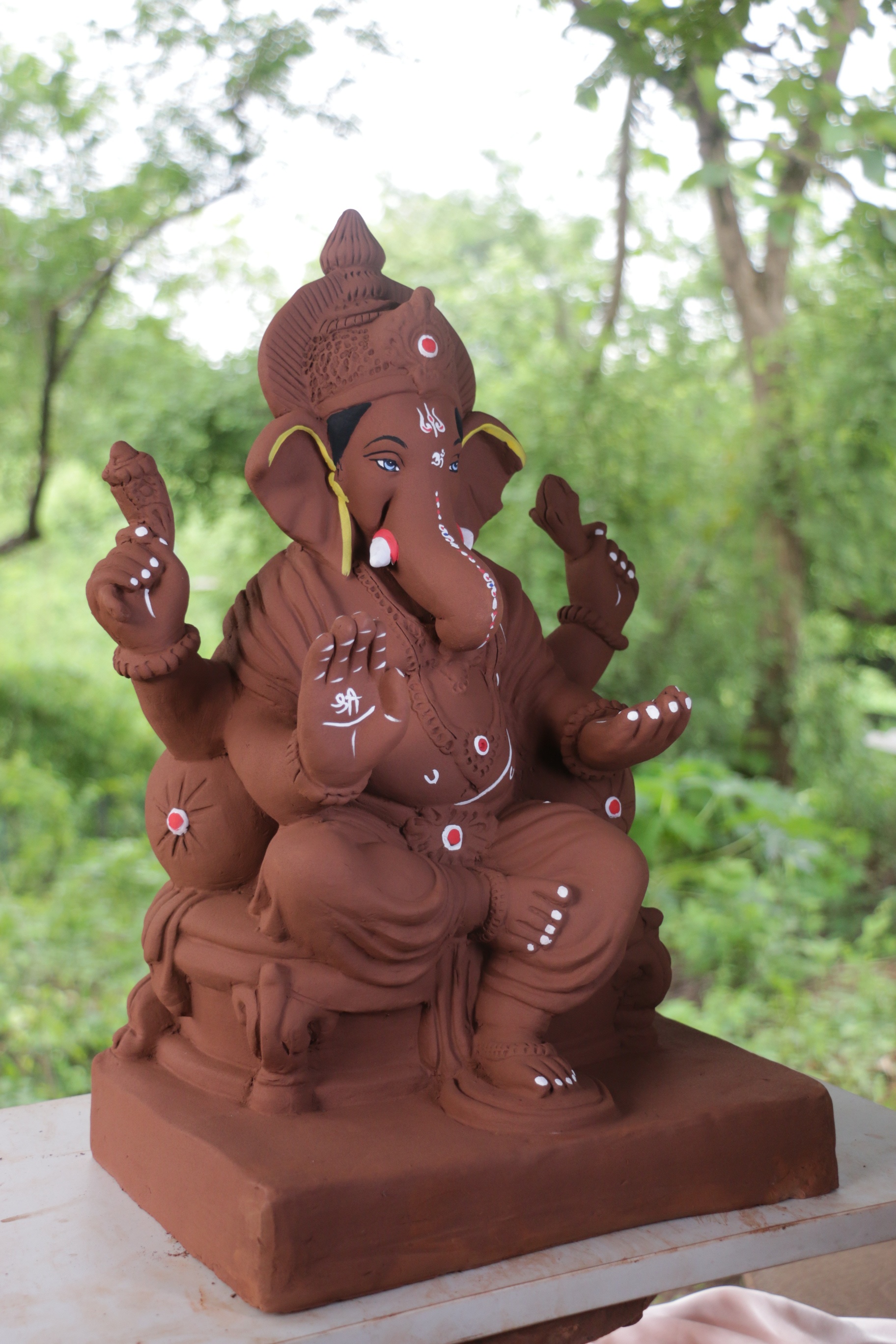 Double Load Prabhval Ganpati | Red Soil Ganpati | 21 Inches Height | MYMA-0014-RED-21-DOUBL-PYMA-DNOA Double Load Prabhval Ganpati | Red Soil Ganpati | 21 Inches Height | MYMA-0014-RED-21-DOUBL-PYMA-DNOA