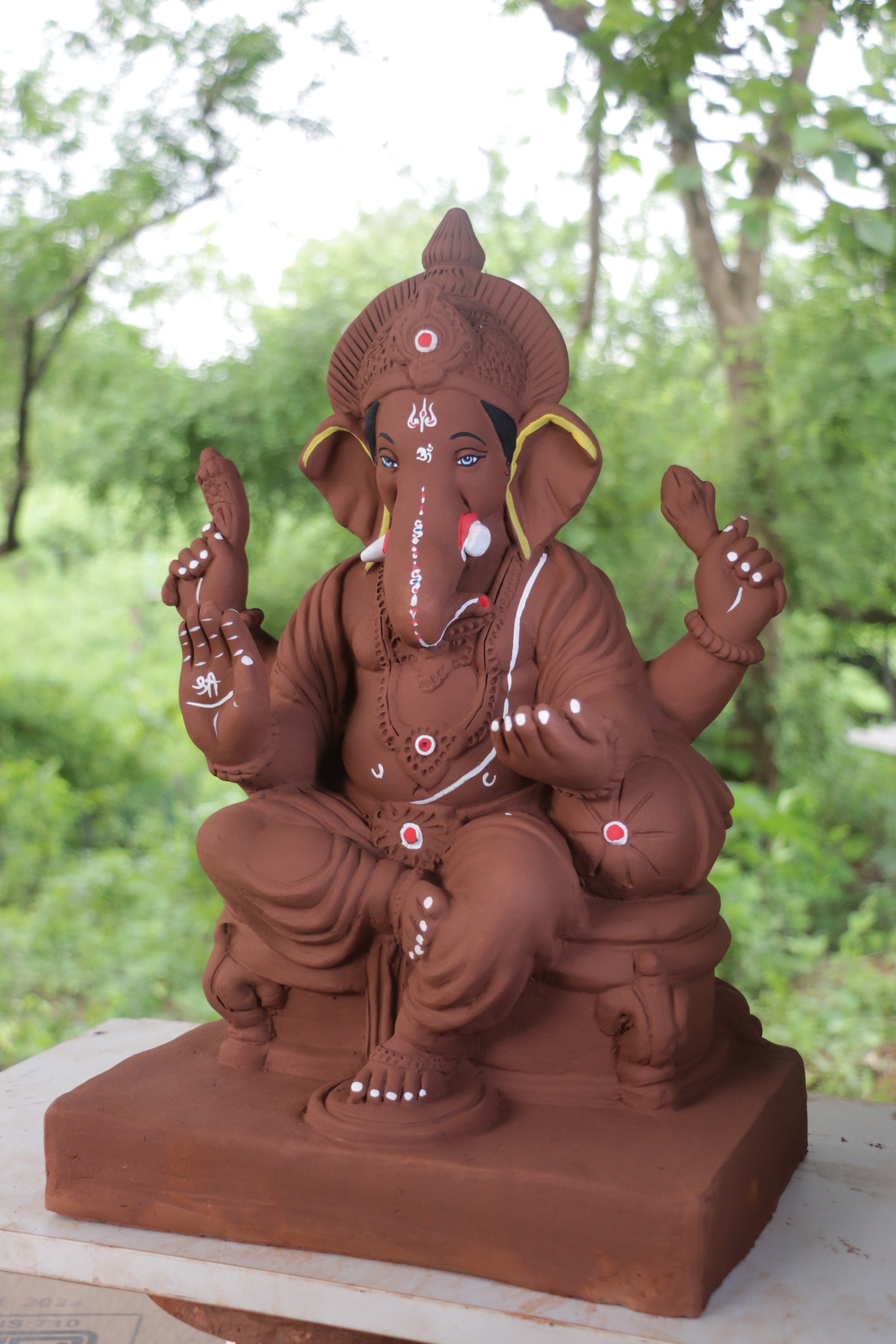 Double Load Prabhval Ganpati | Red Soil Ganpati | 21 Inches Height | MYMA-0014-RED-21-DOUBL-PYMA-DNOA Double Load Prabhval Ganpati | Red Soil Ganpati | 21 Inches Height | MYMA-0014-RED-21-DOUBL-PYMA-DNOA
