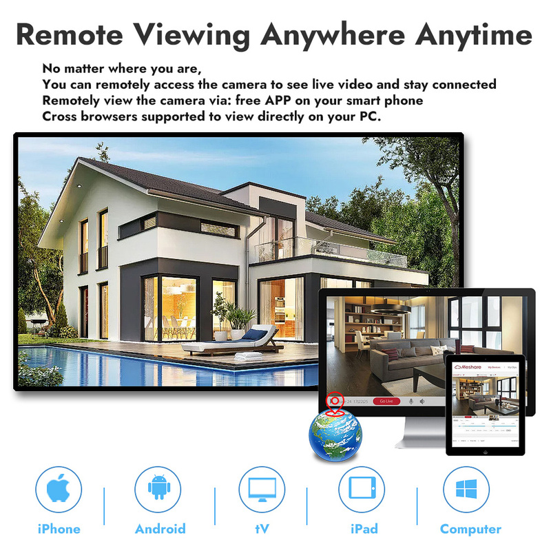 4K 8MP Smart IR PoE Bullet IP Camera – Ultra HD Live Streaming Cam, 2.8mm Fixed Lens, RTMP to YouTube/Facebook, Hikvision-Compatible, IP66, Built-in Audio