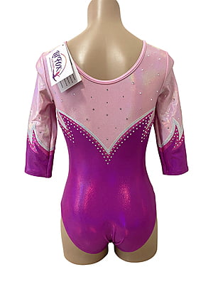 MAGENTA, SILVER & PINK MYSTIQUE 3/4 SLEEVE