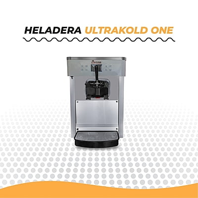ULTRAKOLD ONE MAQUINA PARA HELADO DE CHORRO DE MESA.