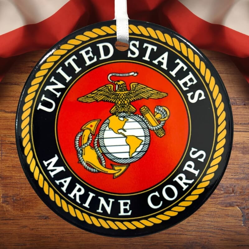 Marines 2024 Ceramic Ornament, Custom Military Keepsake Gift, Lasting Patriotic Remembrance, Serviceman, Veteran Marines 2024 Ceramic Ornament, Custom Military Keepsake Gift, Lasting Patriotic Remembrance, Serviceman, Veteran