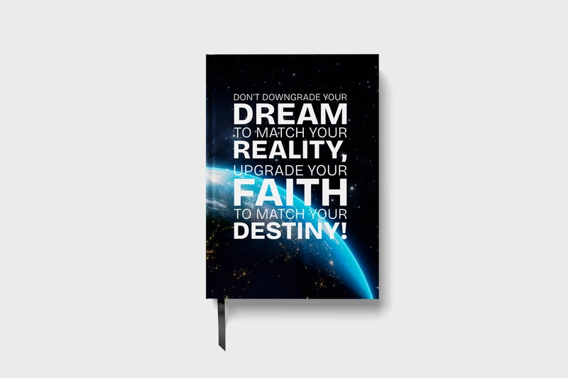 Dream Realty Faith Destiny | Premium Motivational Notebook
