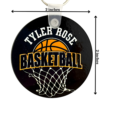 2" Round Key Ring – Tyler Rose Special Olympics Basketball Fundraiser size 2" Round Key Ring – Tyler Rose Special Olympics Basketball Fundraiser size