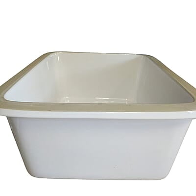 Vitreous China Medium Single Bowl Vitreous China Medium Single Bowl