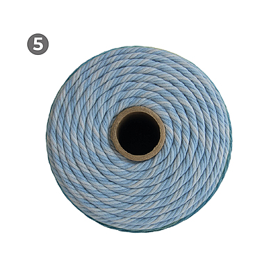 Macrame Rope 3mm x 90mts colores Matizados