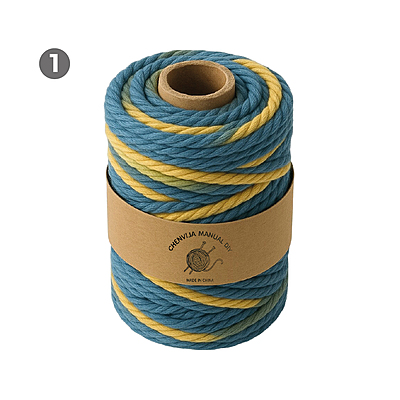 Macrame Rope 3mm x 90mts colores Matizados