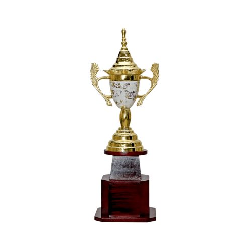 Metal Trophy BB1455 white