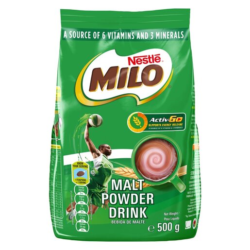Nestle Milo Pouch 500g Nestle Milo Pouch 500g