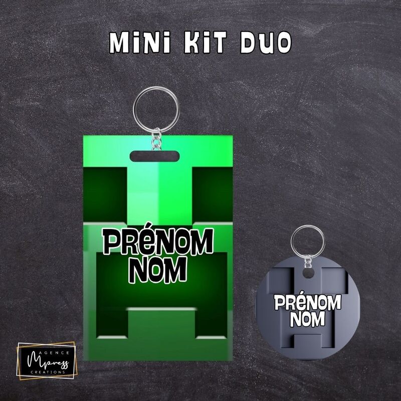 Plaque à sac / Duo - Minecraft