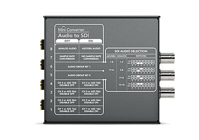 Mini Converter Audio to SDI with 12V Power Supply