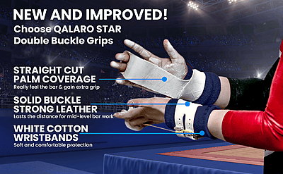 QALARO DOUBLE BUCKLE STAR GRIPS WITH DOWEL
