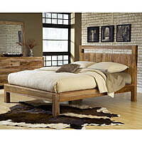Contemporary Bed in Solid Wood - King Size Contemporary Bed in Solid Wood - King Size
