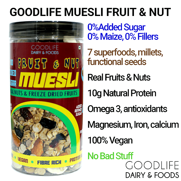 Goodlife - Muesli Fruit and Nut (400gm)