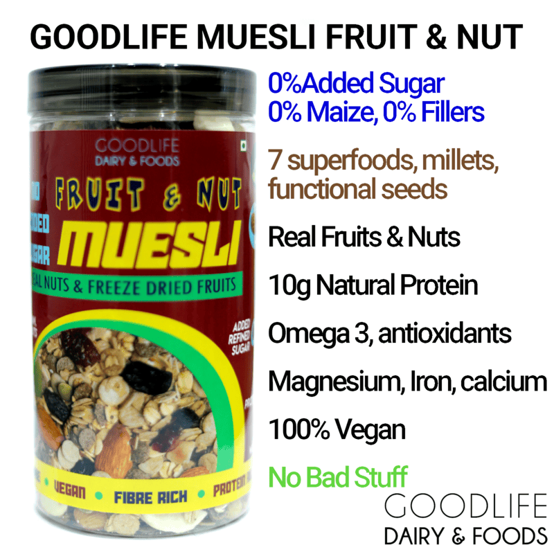 Goodlife - Muesli Fruit and Nut (400gm)