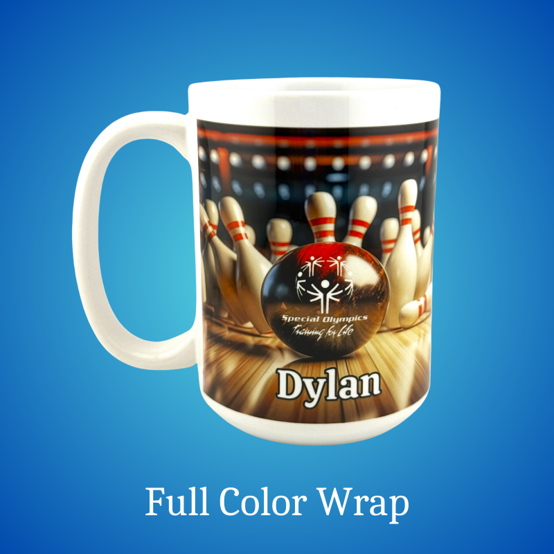 Custom 15 oz Ceramic Mug - Tyler Rose Bowling Fundraiser Custom 15 oz Ceramic Mug - Tyler Rose Bowling Fundraiser