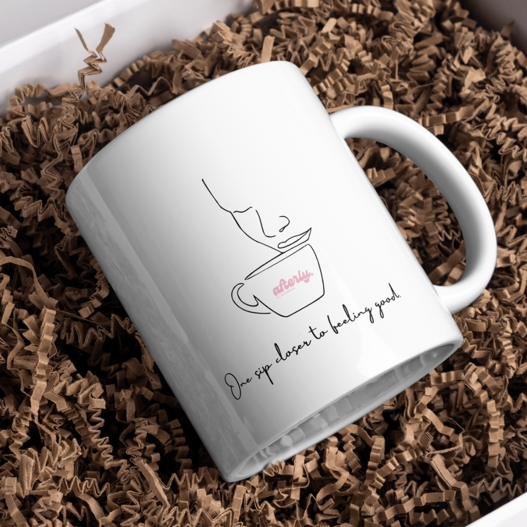 AFTERLY Mug – One Sip Closer to Feeling Good