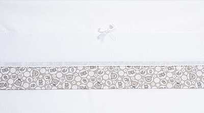 Bavaglino Ricamo 0-3 Mesi | Bianco, Tela Aida, DMC