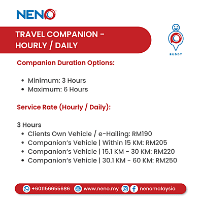NENO Travel Companion (Hourly/Daily) NENO Travel Companion (Hourly/Daily)