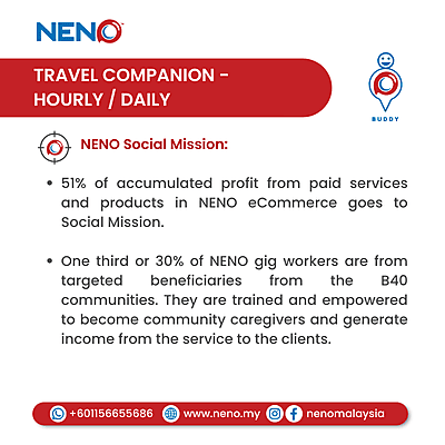 NENO Travel Companion (Hourly/Daily) NENO Travel Companion (Hourly/Daily)