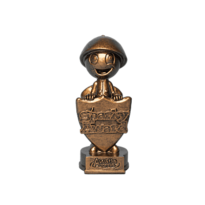 NEW! Sparks Sparky Award Sculpture NEW! Sparks Sparky Award Sculpture