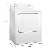 Amana® NGD4655EW 6.5 cu. ft. Gas Dryer with Wrinkle Prevent Option