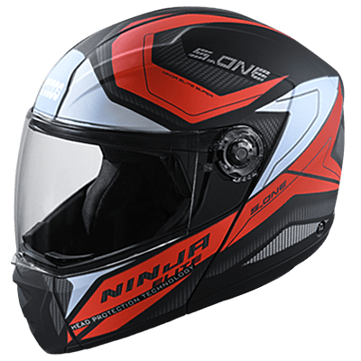 NINJA ELITE  D4 SUPER MATT BLACK N2 RED