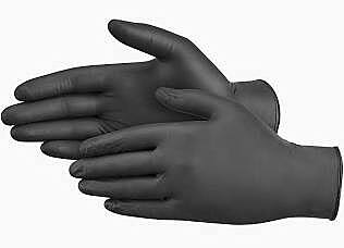 NITRIL GLOVES BLACK L  100/PACK