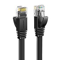 UGREEN NW102 Cat6 U/UTP Flat Ethernet Cable 20m – Black