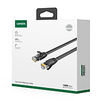UGREEN NW102 Cat6 U/UTP Flat Ethernet Cable 1m - Black