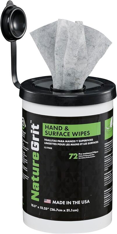 NatureGrit™ Wipe Hand & Surface Canister - Case of 6