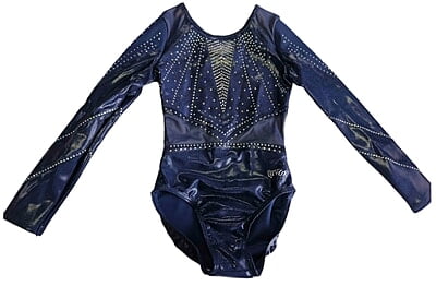 NAVY MYSTIQUE AND MESH LONG SLEEVE