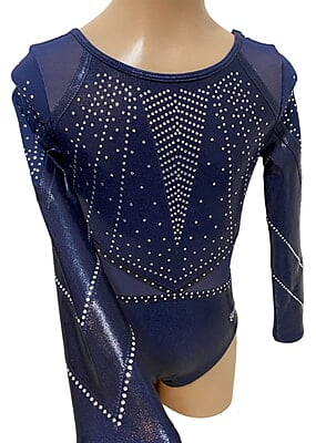 NAVY MYSTIQUE AND MESH LONG SLEEVE