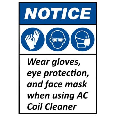 TetraClean High Foam Acidic AC Coil Cleaner for coils, condensers, evaporators Spray TetraClean High Foam Acidic AC Coil Cleaner for coils, condensers, evaporators Spray