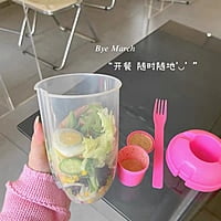 PORTABLE MILK CUP FRUITS CUP WITH FORK - SOUVENIR IDEA PORTABLE MILK CUP FRUITS CUP WITH FORK - SOUVENIR IDEA