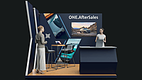Stand 3x3 Azul (Feria) - Son 15 piezas Constructivo y Visual