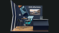 Stand 3x3 Azul (Feria) - Son 15 piezas Constructivo y Visual