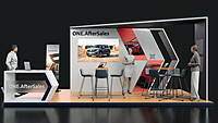 Stand 6x3 Blanco para Exposiciones y Ferias