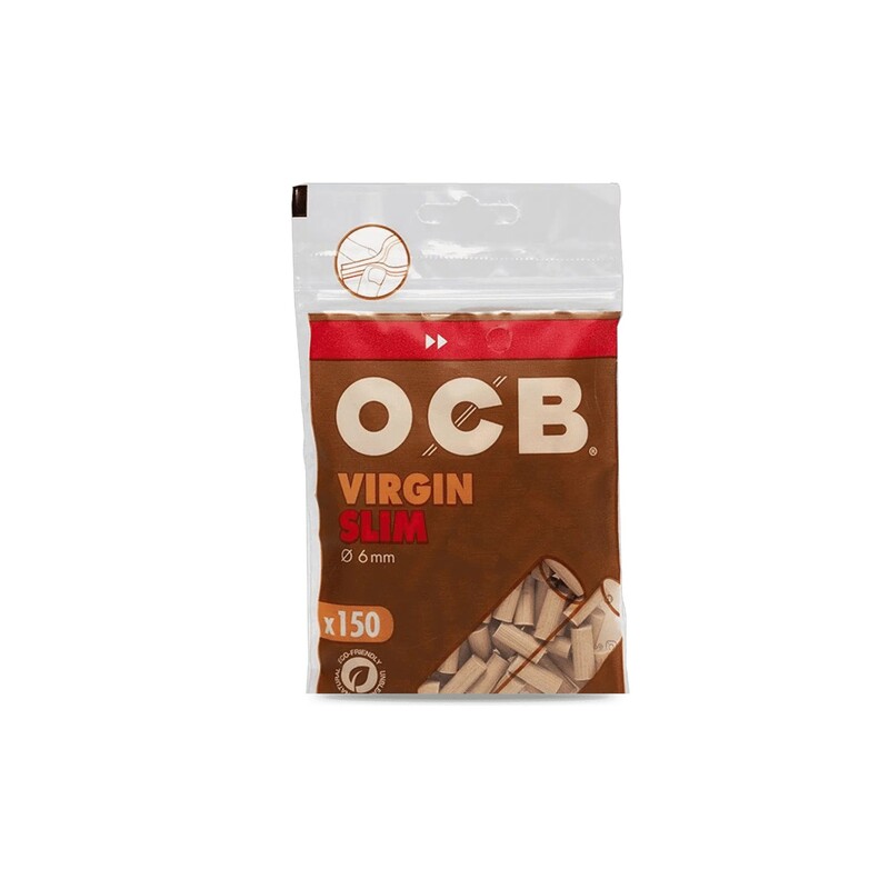 OCB - Boquillas de Carton Virgin 60 x 18 mm