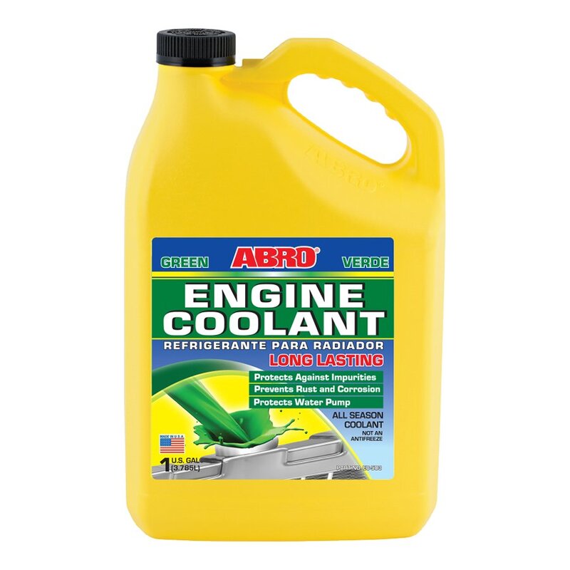 OILS & FLUIDS:COOLANT ABRO GREEN 4LTR