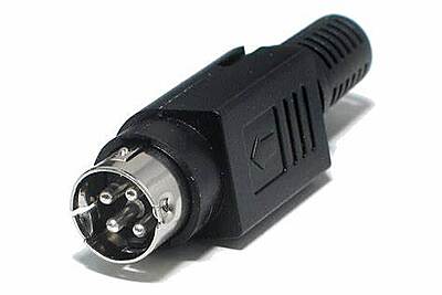 4 PIN MINI DIN MALE/CONNECTOR