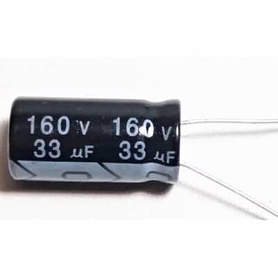 CAPACITOR 33UF 160V