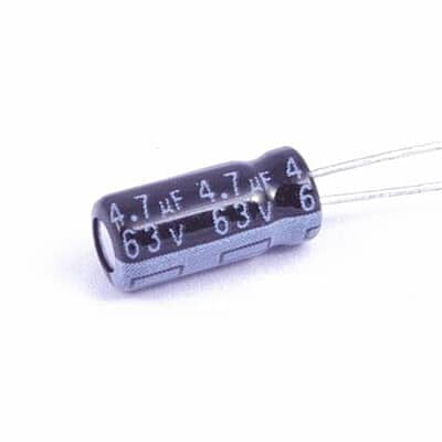 CAPACITOR 4.7UF 63V