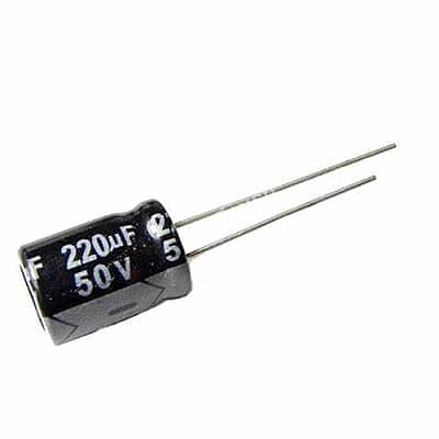 CAPACITOR 220UF 50V
