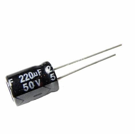 CAPACITOR 220UF 50V