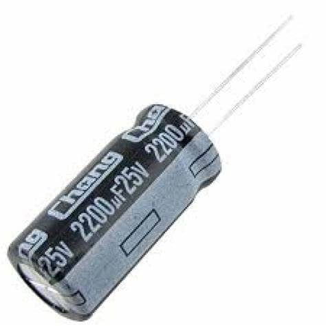 CAPACITOR 2200UF 25V